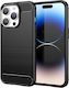 Techsuit Carbon Silicone Задна корица Силикон Черен (Realme C53)