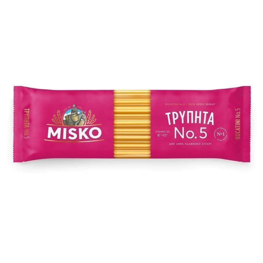 Misko Μακαρόνια Τρυπητά Νο5 500gr | Skroutz.gr