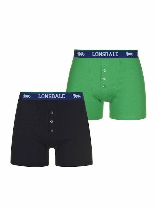 Lonsdale Herren Boxershorts Grün 1Packung