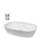 ECD Germany Countertop Sink Ceramic 60.5x38x14cm White