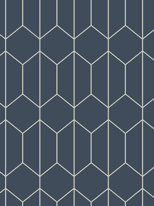 Wallpaper Navy Blue L1005xW53cm