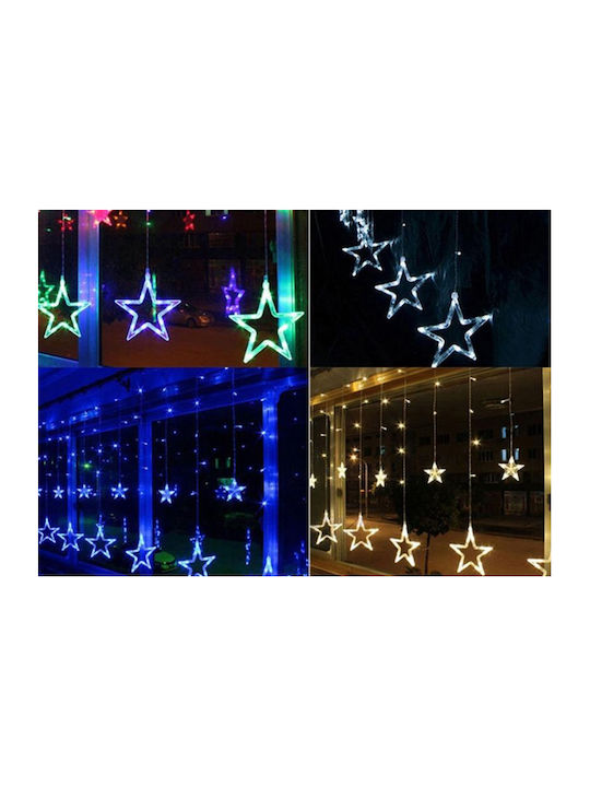 Αστεριού Curtain Light 6 Weihnachtslichter LED Mehrfarbig Elektrisch vom Typ Regen mit Programmen