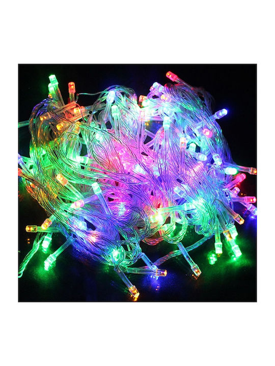 100 Lichterketten LED 10m. Mehrfarbige in Zeichenfolge 1Stück