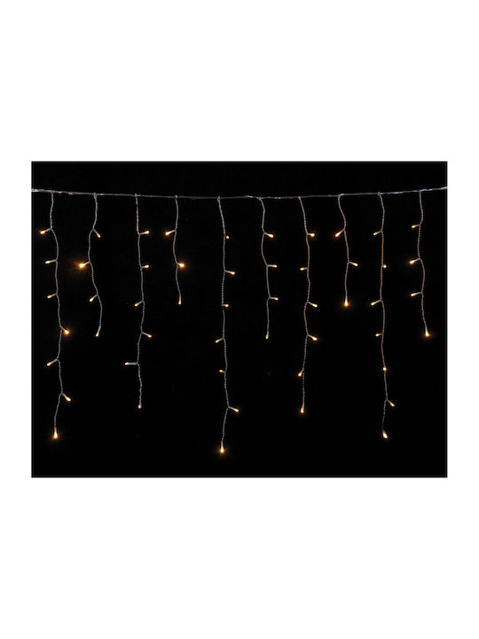 Lichterketten LED 2m. x 70cm Warmes Weiß Typ Vorhang 1Stück
