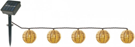 Lights LED 3.65m. Warm White Solar in String 1pcs