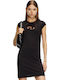 D-angiel Summer Mini T-Shirt Dress Black