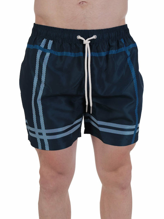 Barbour Men's Swimwear Shorts Blue Striped
