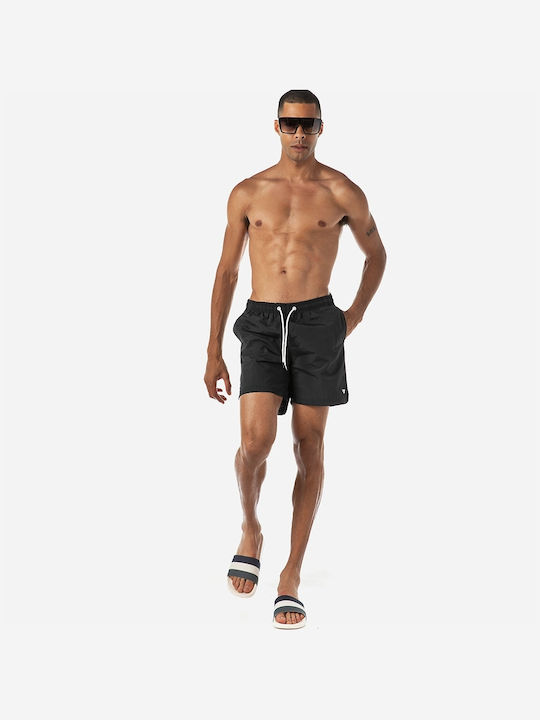 Brokers Jeans Herren Badebekleidung Shorts Schwarz