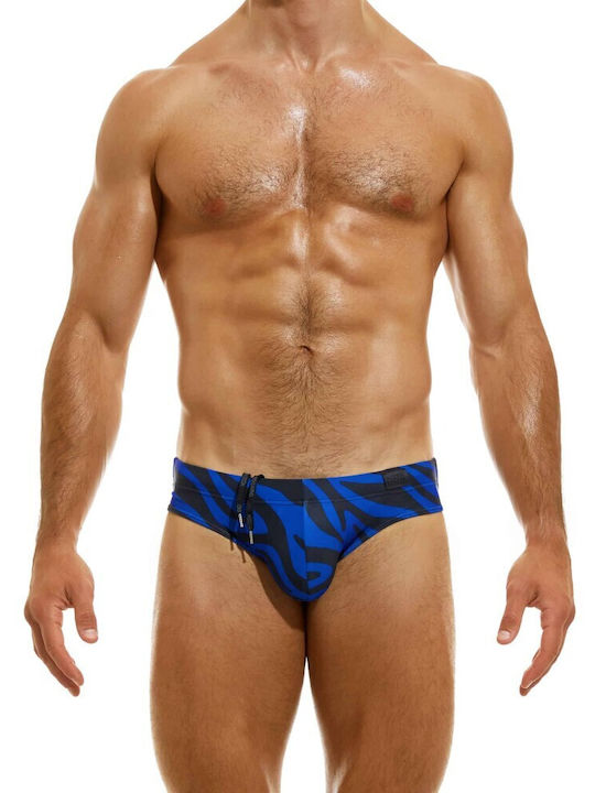Modus Vivendi Men's Swimwear Bermuda Blue with Patterns
