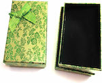 Hârtie Caseta pentru Cadou Verde 7.2x2.9x2.9cm.