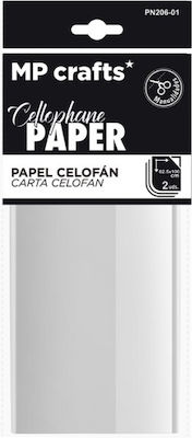 MP Crăciun Hârtie de împachetat pentru Cadou Transparent 62.5x100cm. 2buc