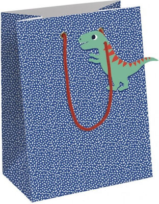 Clairefontaine Paper Bag for Gift with Theme "Dinosaurs" Multicolored 21.5x10.2x25.3cm.