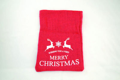 Kappa Decor Fabric Christmas Pouch for Gift Red 20x30cm.