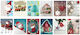 The Paper Box Paper Christmas Bag for Gift Multicolored 17.8x9.8x22.9cm.