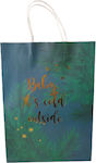 blokker Paper Christmas Bag for Gift Green 25x8x34cm.