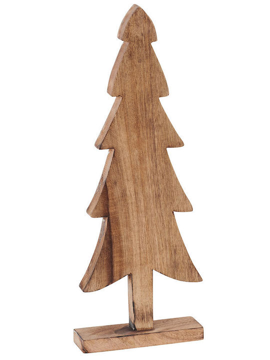 Weihnachtsdekoration Baum Dreieckig 20cm Braun