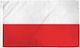 Flag of Poland Polyester Perforated 100x70cm
