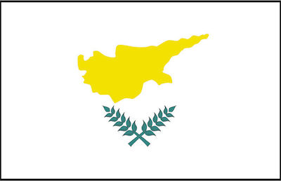 Polyester Perforated Flag of Cyprus 100x70cm