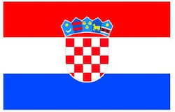 Flagge Kroatiens 40x27cm