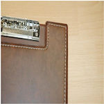 Clipboard with Clamp Conference for Paper A4 Brown 1pcs