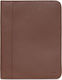 Hexagona Clipboard Bifold Conference for Paper A4 Brown 1pcs