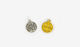 Metallic Threaded Motif for Jewelry 1.5x1.5cm. Set 100pcs