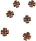 Faitakis Pack Metallic Threaded Motif for Jewel...