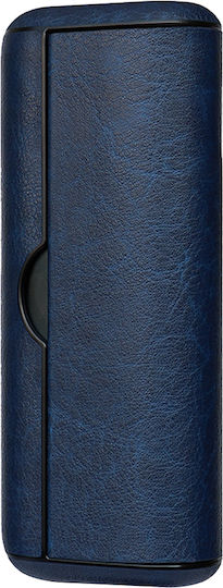 Θήκη PU Leather Shell για IQOS Iluma Prime Μπλε Σκούρο