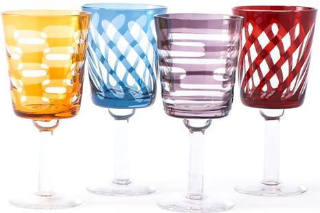 Pols Potten Satz Glas Weißwein Kelch Glas 4 Stück