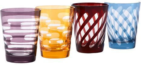 Pols Potten Set Glas Wasser Brillen 4 Stück