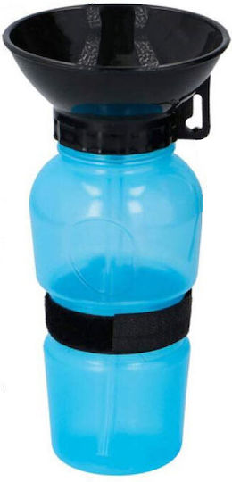 Haustiere Kunststoff Flasche Wasser für Hund & Katze auf Basis von 500ml 15cm in Blau Farbe