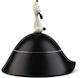 Alessi Stainless Steel Bowl Food & Water for Dog 600ml 22.7cm in Black Color
