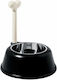 Alessi Stainless Steel Bowl Food for Dog 1.5lt 37cm in Black Color