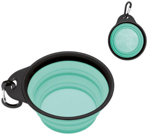 Imac Bowl Silicone Food & Water for Dog 1lt in Red Color