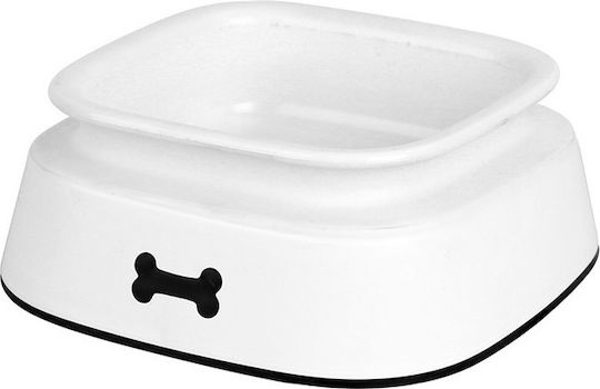 Pawise Large Plastic Bowl Food & Water for Dog & Cat 950ml in White Color