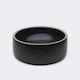 Cloud7 Keramik Schalen Futter für Hund 300ml 15cm in Schwarz Farbe