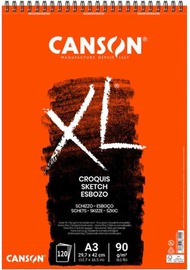 Canson Μπλοκ Σχεδίου Sketchbook Α5 14.8x21cm