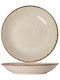 Porline Porselen Plate Soup made of Porcelain Beige