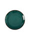 Porline Porselen Plate Shallow made of Porcelain Green
