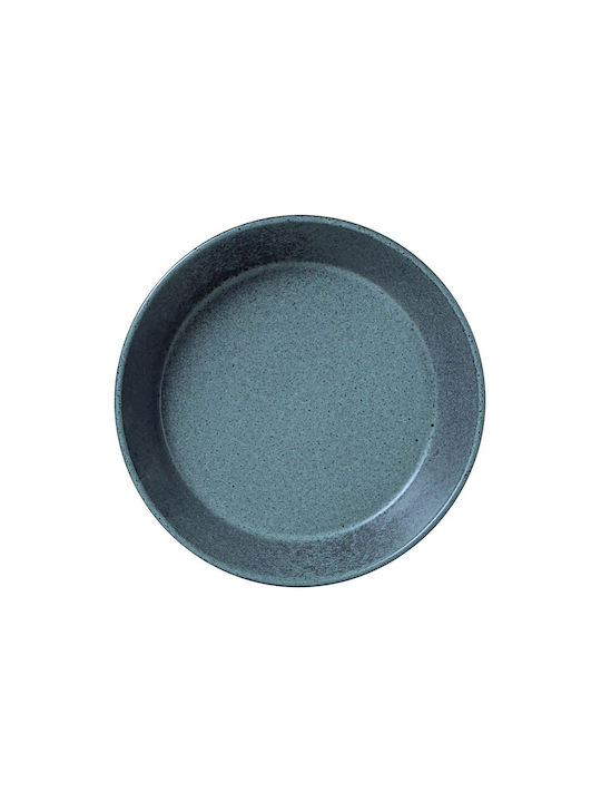 Porto Brasil Πιάτο Βαθύ Κεραμικό Μπλε με Διάμετρο 19.5cm