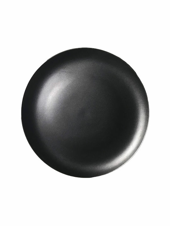 Plate Shallow Ceramic Black