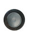 Horecabar Plate Shallow Ceramic Black with Diameter 19.5cm