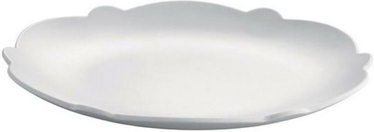 Alessi Teller Wüste aus Melamin Weiß mit Durchmesser 20.5cm