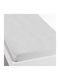 Go Smart Home Bettlaken für Einzelbett mit Gummiband 100x200+30cm. Weiß