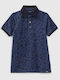 Kinderpolo Kurzarm Blau