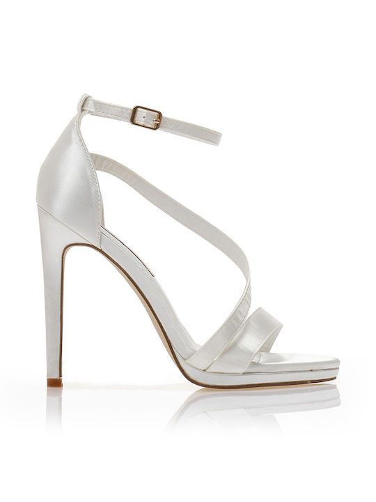 Tsoukalas Fabric Sandals White