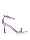 Sandals Metallic Purple