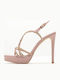 Leder Sandalen Rosa