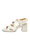 Leder Sandalen Weiß