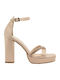 Stoff Sandalen Rosa
